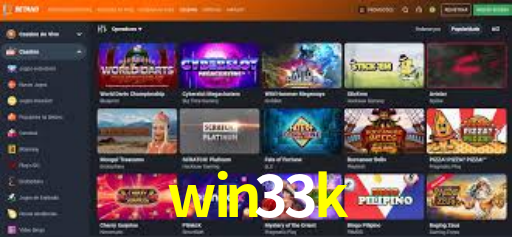 win33k:Jogue roleta, blackjack e aposte no futebol no cassino mais seguro!